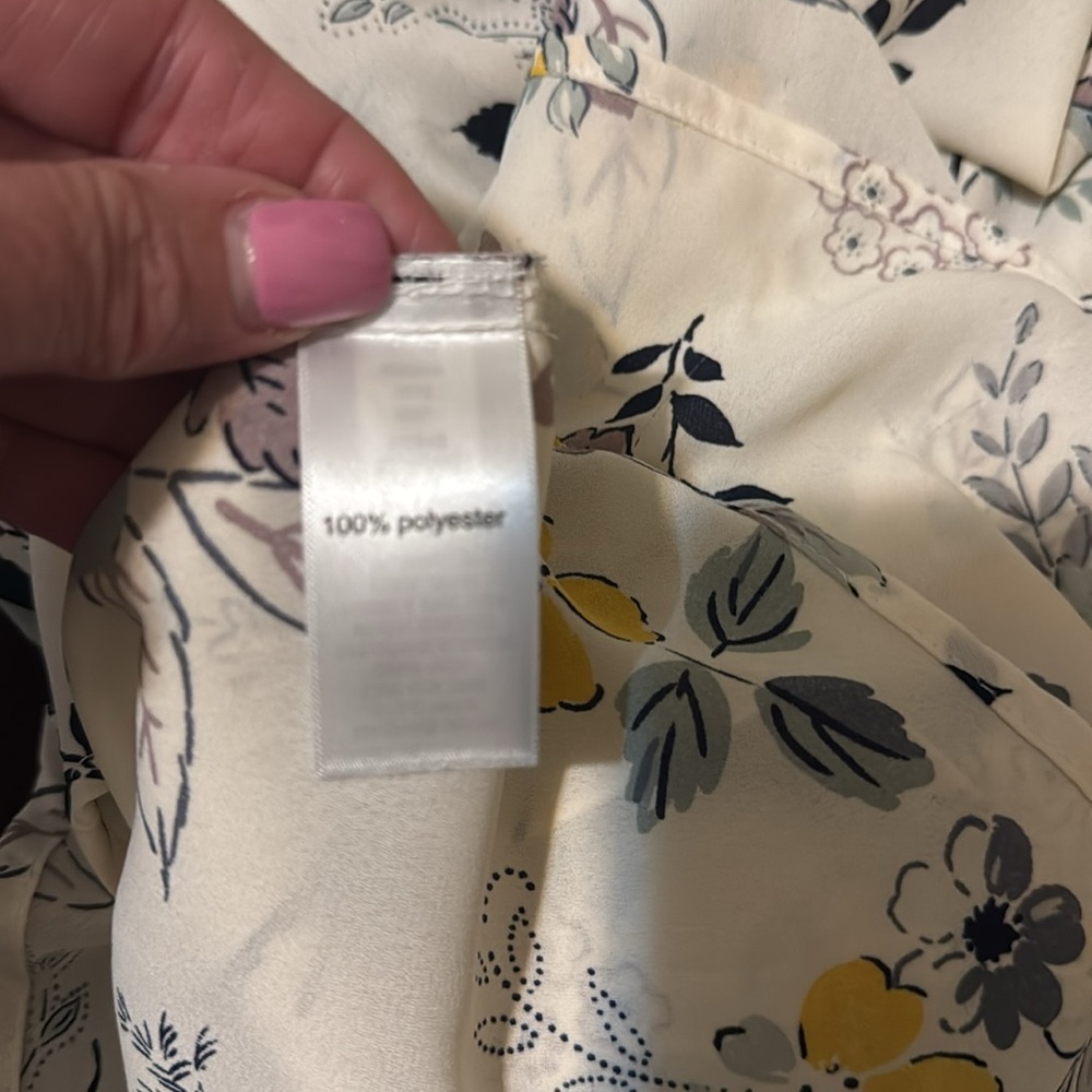 Maurice’s Women’s Floral Blouse Plus Size 1 Lightweight 3/4 Sleeve Spring Summer - Picture 8 of 8
